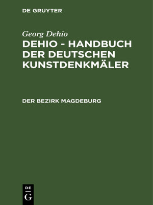 cover image of Der Bezirk Magdeburg